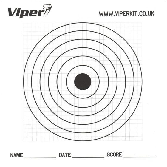 Viper Pro 17cm Papier-Zielscheiben (100 Stück)
