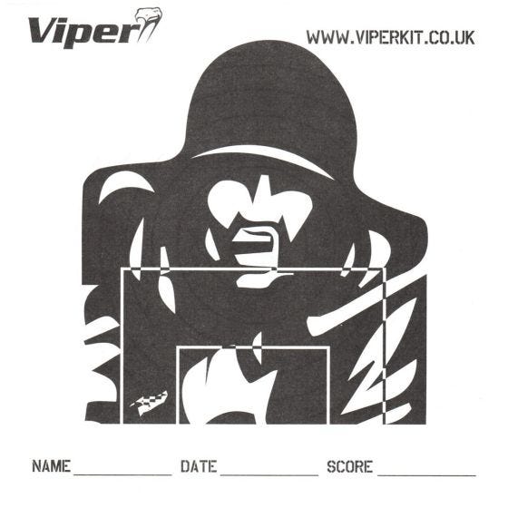 Viper Pro 17cm Papier-Zielscheiben (100 Stück)