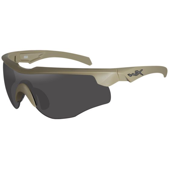 Wiley X WX Rogue COMM Brille - Gläser in Smoke Grey + Klar + Light Rust / Gestell in Tan