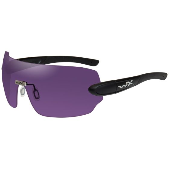 Wiley X WX Detection Brille - Gläser in Gelb + Orange + Lila / Gestell in Mattschwarz
