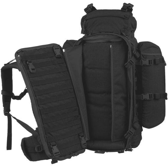 Wisport ShotPack 65L Rucksack mit Gewehrtasche Schwarz
